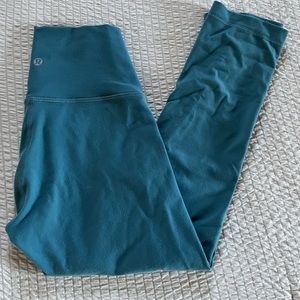 Lululemon Align Leggings Size 4 Teal 23 Length